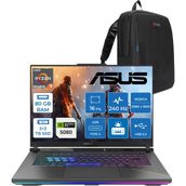 Asus Rog Strix G16 G614PM-S5062 Amd Ryzen 9 8940HX Aı 80GB GB 2tb+2tb 8GB/RTX5060 Gddr7 115W 16"/ 2.5k (2560 x 1600, Wqxga) 3ms 240Hz, 500 Nits Freedos Gaming Laptop WS5062F38+ZETTAÇANTA