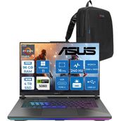 Asus Rog Strix G16 G614PM-S5062 Amd Ryzen 9 8940HX Aı 96GB GB 4tb SSD 8GB/RTX5060 Gddr7 115W 16"/ 2.5k (2560 x 1600, Wqxga) 3ms 240Hz, 500 Nits Windows 11 Pro Gaming Laptop WS5062W47+ZETTAÇANTA