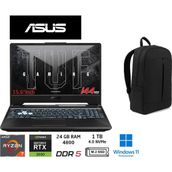 Asus tuf Gaming A15 FA506NCG-HN206 Amd Ryzen 7 7445HS 24GB 1tb SSD Rtx 3050 4gb W11 Pro 15.6"duddi Çanta - 1 TB - 24 GB