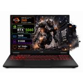 Asus TUF Gaming A16 FA608UMI-TU166 Ryzen 7 260 16GB RAM 512GB SSD RTX 5060 FreeDOS 16 inç Gaming Laptop