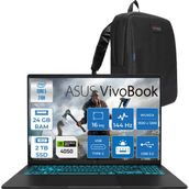 Asus Vivobook 16 V3607VU Intel Core 5 210H 24GB 2tb SSD RTX4050 6gb Freedos 16" Wuxga 144HZ 300NITS Taşınabilir Bilgisayar RP276F07 + Zetta Çanta - 24 GB - 2 TB