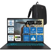Asus Vivobook V16 2.nesil Core 7 240H Aı 96GB Ddr5 4tb SSD RTX5070/8GB 16.0-Inch, Wuxga (1920 x 1200) 300NITS 144Hz Freedos Gaming Bilgisayar WV3607VPF35+ZETTAÇANTA - 4 TB - 96 GB