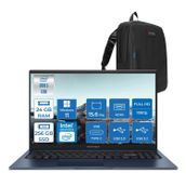 Asus Vivobook X1504VA 15 1.Nesil Core 5 120U-24GB-256GB Ssd Fhd 15.6inc-Windows11Pro Taşınabilir Bilgisayar ZNJ2861P06+ZettaÇanta