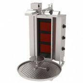 Atalay ADGC-3U 3 Gözlü Üstten Motorlu Gazlı Camlı Döner Ocağı