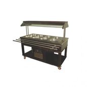 Atalay ASBM-04 Orta Tip Ahşap Kaplama GN 1/1 x 230 V Benmariler