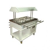 Atalay ASSB-03 Orta Tip Ahşap Kaplama GN 1/1 3 230 V Saladbarlar