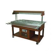 Atalay ASSB-04 Orta Tip Ahşap Kaplama GN 1/1 4 230 V Saladbarlar