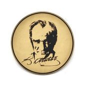 ATATÜRK Deri PEÇ - Arma - Askeri Patch