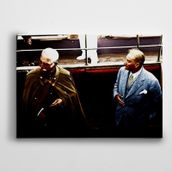 Atatürk Ve İran Şahı Kanvas Tablo