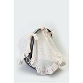 Atelier Babbi %100 Pamuk Puset Örtüsü - Touile De Jouy / Pembe