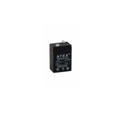 Atex AX-604 6V 4AH Bakımsız Kuru Akü