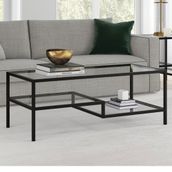 Atolly Home Metal Siyah Orta Sehpa