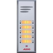 Audio 004849 10'lu Gri Basic Serisi Çift Butonlu Zil Paneli