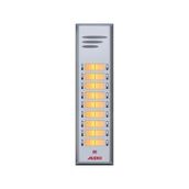Audio 004849 18'li Basic Serisi Çift Butonlu Zil Paneli