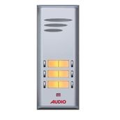 Audio 004849 6'lı Basic Serisi Çift Butonlu Zil Paneli