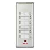 Audio 004851 12'li K Basic Serisi Yan Sıra Çift Butonlu Zil Paneli