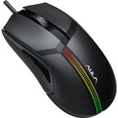 Aula F813 Pro 12400 DPI RGB Optik Siyah Gaming Oyuncu Mouse