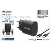 Auris ARS-CH25 25W PD Type-C Siyah Şarj Cihazı