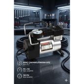 AutoBase Profesyonel Metal Oto Araç Hava Kompresörü 12V Lastik Pompası 150PSI