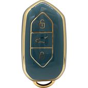 Autohan Keys Togg T10X Akıllı Anahtar Kılıfı, 3 Tuşlu, Nano Koruma - Gri - Gold