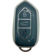Autohan Keys Togg T10X Akıllı Anahtar Kılıfı, 3 Tuşlu, Nano Koruma - Gri - Gümüş