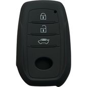 Autohan Keys Toyota C-Hr, Camry, Corolla Cross, Prius, Prado, Rav4, Hilux ile Uyumlu Anahtar Kılıfı - Siyah