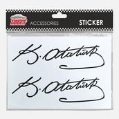 Autokit FA1-879 Kemal Atatürk Oto Sticker