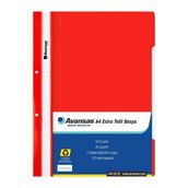 Avansas Extra Kırmızı 50'li Paket Telli Dosya