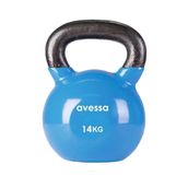 Avessa 14 kg Kettlebell Çaydanlık Mavi Dambıl