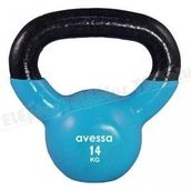 Avessa 14 kg Kettlebell Çaydanlık Mavi Dambıl
