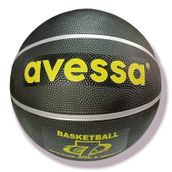 Avessa Kauçuk Basketbol Topu, 7 No, Yetişkin, 530 Gr, Siyah, BRC-7S