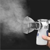 Avigo Taşınabilir Mesh Yetişkinler ve Çocuklar Için Nebulizatör Makinesi Tıbbi Atomizer Nemlendirme - Beyaz