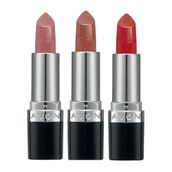 Avon Ultra Kremsi Ruj Paketi Blush Nude, Cappuccino ve Red 2000