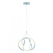 Avonni Av-60335-Tk Turkuaz Boyalı Led Metal Pleksi 35 cm Modern Avize