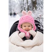 Aware Time 0-12 Ay Figürlü Peluş Kız Bebek&Çocuk Bere