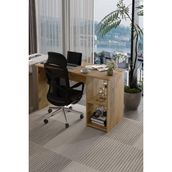 Awox Lina Modern Çalışma Masası 120X60 cm Raflı Bilgisayar Masası Ofis ve Ev Çalışma Masası - 60 X 120 - Atlantik Çam