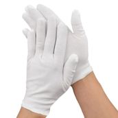 Axe Sportswear Unisex Beyaz Bando Garson Pandomim Gösteri Merasim Tören Eldiveni