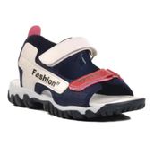 Ayakmod 24-410-F Lacivert-Beyaz-Kırmızı Erkek Çocuk Sandalet