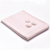 Aybi Baby Flowers Pink Triko Bebek Battaniye