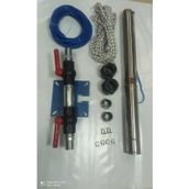 Aycı Mühendislik 4SD6/8 1 Hp Alarko Trifaze 30 mt Yassı Kablolu 60 mt Halatlı Çift Vanalı Akıtma Başlıklı Takım Dalgıç Pompa