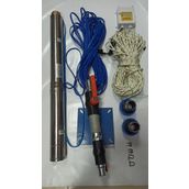 Aycı Mühendislik 4SDM6/11 1.5 Hp Alarko 45 mt Yassı Kablolu Panolu 90 mt Halatlı Çift Vanalı Akıtma Başlıklı Monofaze Takım Dalgıç Pompa