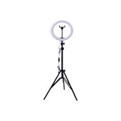 AydemirTech Ring Light 10 Inc 210 Cm Youtuber Işıklı Telefon Tutucu Makyaj Işığı Makyaj Led Halka Işık Kuaför