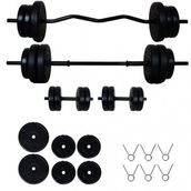 Aydın Sport 28 kg Z Bar Halter Seti ve Dambıl Seti