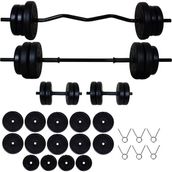 Aydın Sport 68 kg Z Bar Halter Seti ve Dambıl Seti