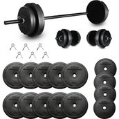 Aydın Sport Siyah 65 kg Dambıl Seti Halter ve Ağırlık Seti