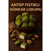 Ayıntap Yöresel Ürünler Gaziantep Fıstıklı Hünkar Lokumu 500 gr
