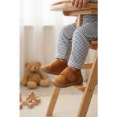 Ayk's Taba Süet Cırtlı Yumuşak Rahat Bebek Panduf İlk Adım Ayakkabısı 058989 B