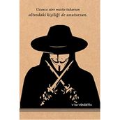 Aylak Adam Hobi 8681980581455 V for Vendetta Kraft Defter