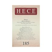 Aylık Edebiyat Dergisi Sayı: 185 Mayıs 2012