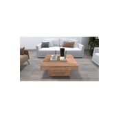 Aymobsan Medusa Kare, Modern Orta Sehpa, 80 Cm, Atlantik Çam